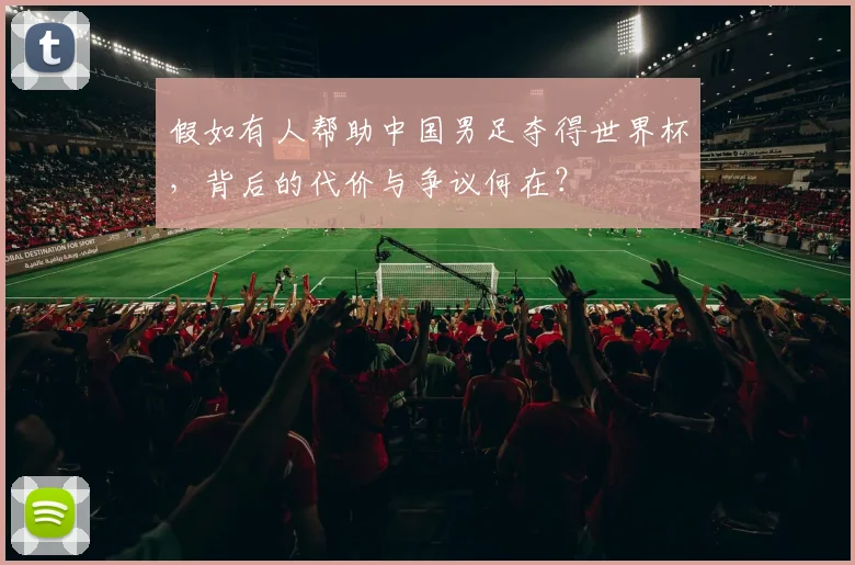 假如有人帮助中国男足夺得世界杯,背后的代价与争议何在?